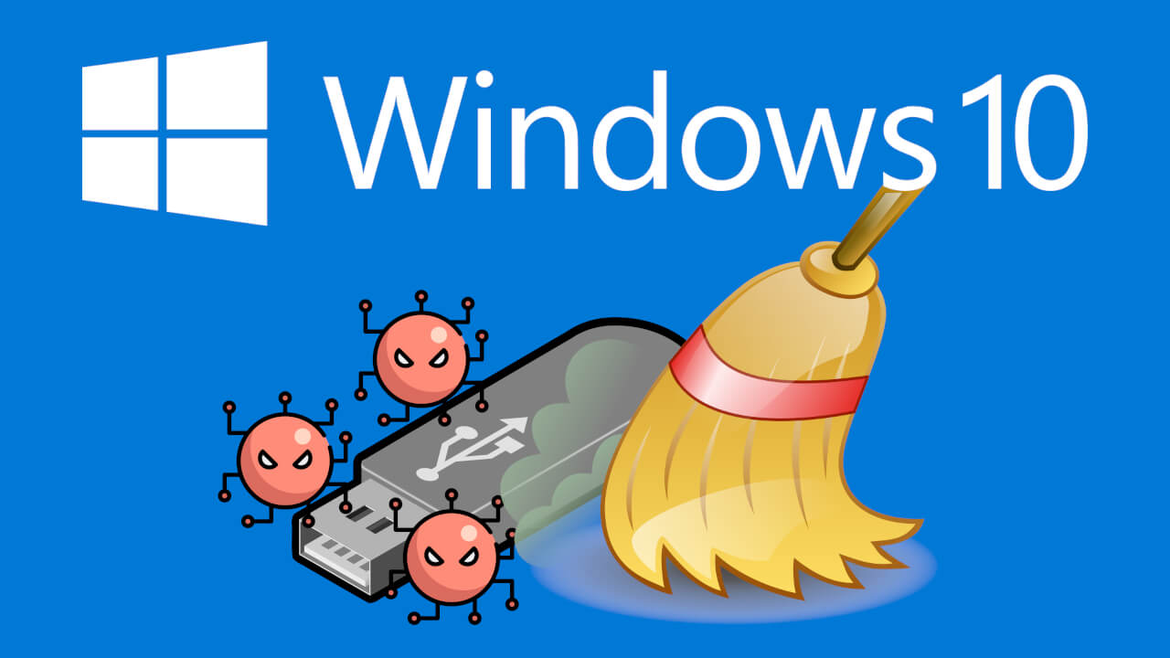 Jak usunąć wirusy z pamięci USB w systemie Windows 10.